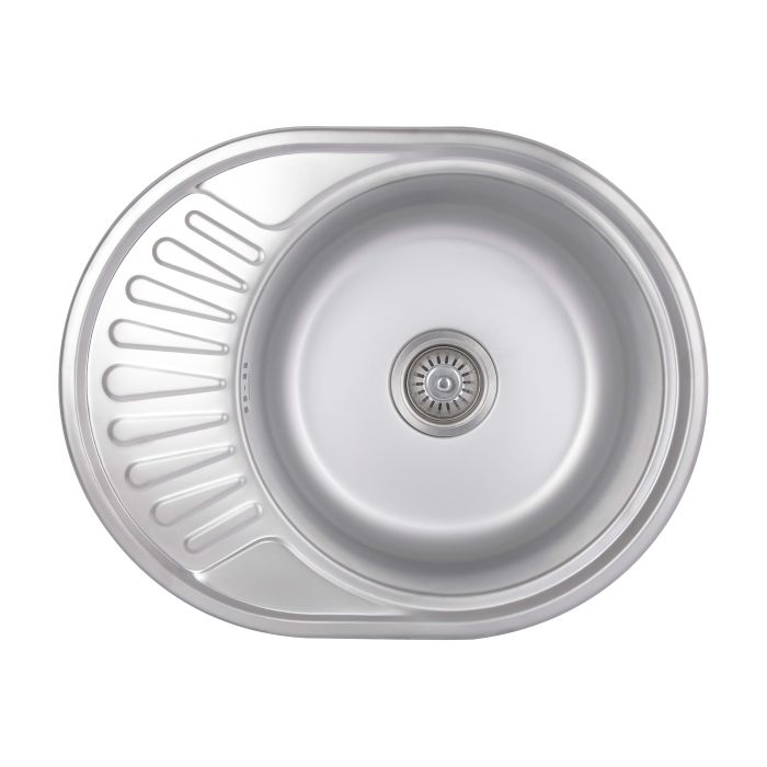 Кухонна мийка Brinex 5745 0,8 мм Satin (BRIN5745SAT08)