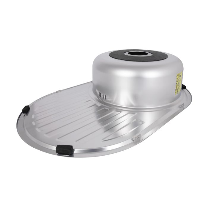 Кухонна мийка Brinex 7750 0,8 мм Satin (BRIN7750SAT08)