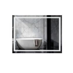 Дзеркало Qtap Mideya (DC-F613) 700х500 з LED-підсвічуванням Touch, з антизапотіванням, димером QT2078NCF7050W