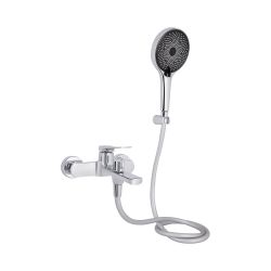 Змішувач для ванни Qtap Slavonice (з душовим гарнітуром) QTSLV259CRM48034 Chrome