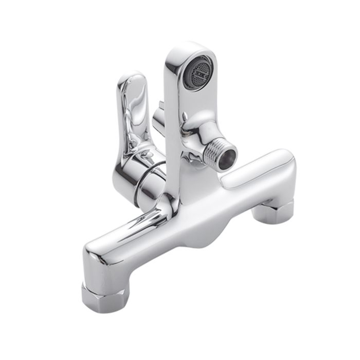 Змішувач латунний для ванни Lidz Astra 006 (з душовим гарнітуром) (k35) LDAST006CRM48087 Chrome