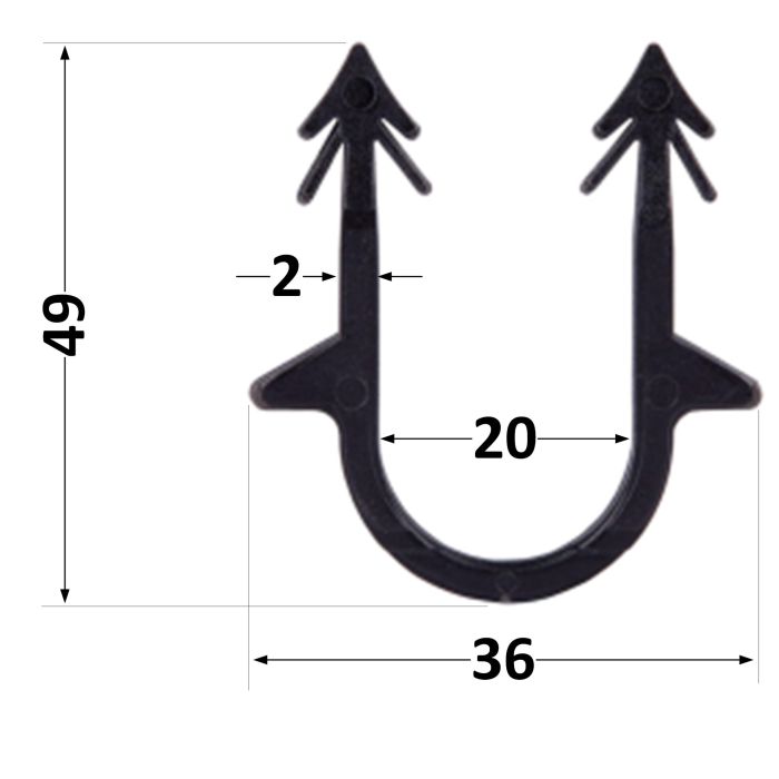 Скоба якірна Thermo Alliance 50 мм для такера (пачка 300 шт.)