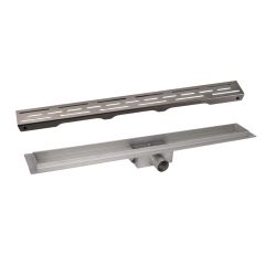 Комплект Qtap Taurus FD800 (PVD) Лінійний трап із нержавіючої сталі із сухим затвором 800 мм