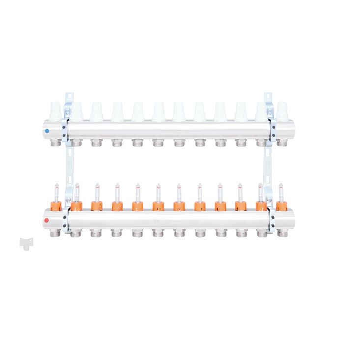 Колектор Icma 1" 12 виходів, з витратомірами №K013