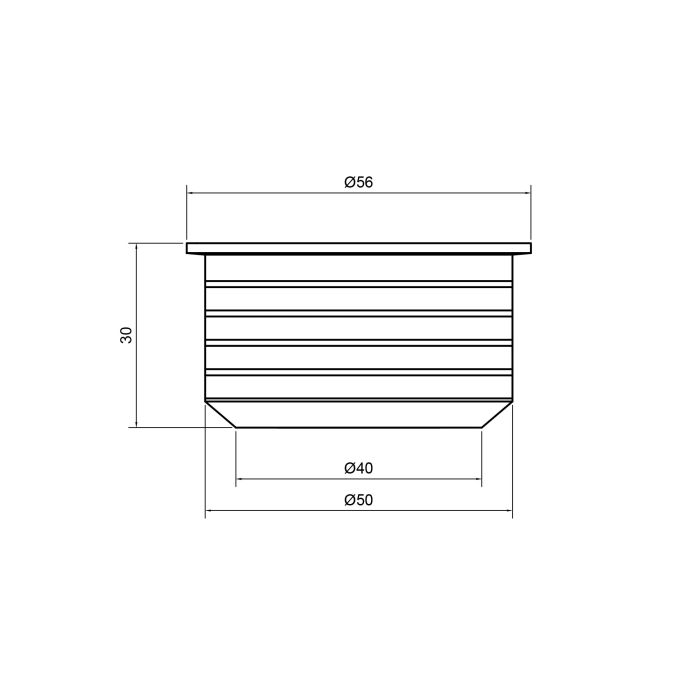 Перехід каналізаційний Sewage 50х40