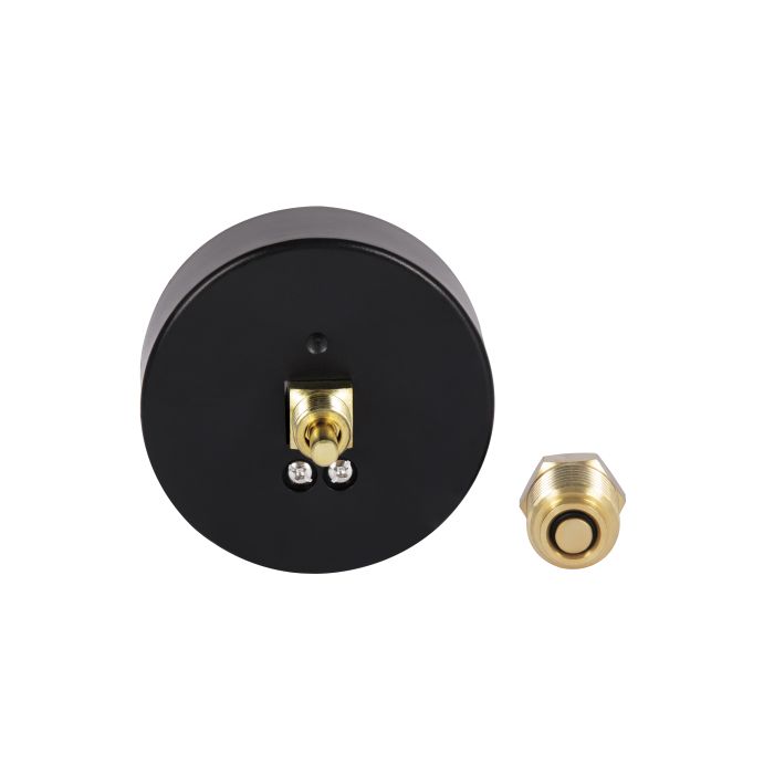 Термоманометр Icma 1/2" 0-6 бар, заднє підключення №259